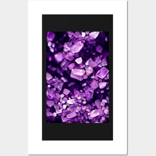 Jewel Pattern - Violet Amethyst, for a bit of luxury in your life! #8 Posters and Art